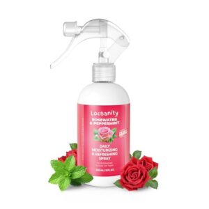 Locsanity Daily Moisturizing Refreshing Spray for Locs, Dreadlocks - Rose Water and Peppermint Hair Scalp Moisturizer, Dreadlock Spray - Natural Loc Care and Maintenance (8oz) : Beauty & Personal Care